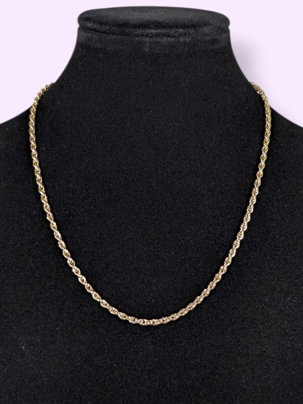 Vintage Rope Chain Necklace